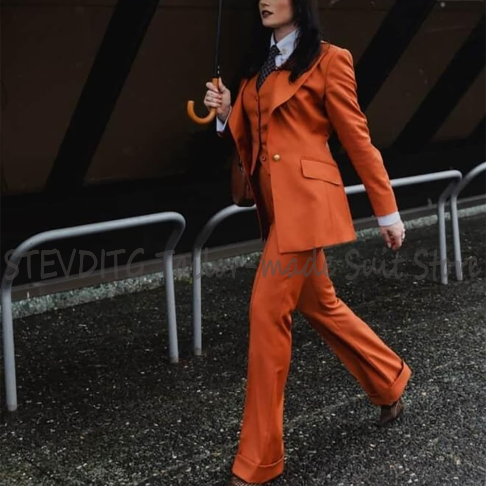 Women'S Formal Wear Pants Suit - Formal Casual Women Suits 3Pcs Special